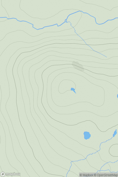 Thumbnail image for Taireabhal [Lewis and Nearby Islands] [NB001247] showing contour plot for surrounding peak